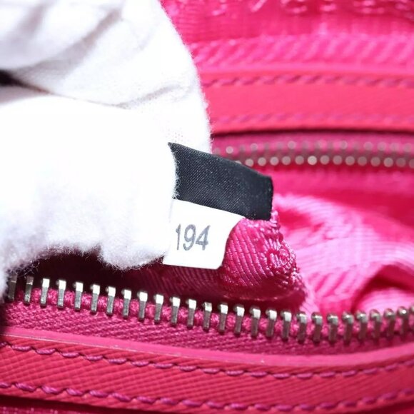 PRADA Chain Hand Bag Nylon Pink Auth - Picture 7 of 16